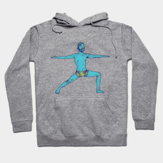 Yoga warrior Hoodie by ImmortalPink